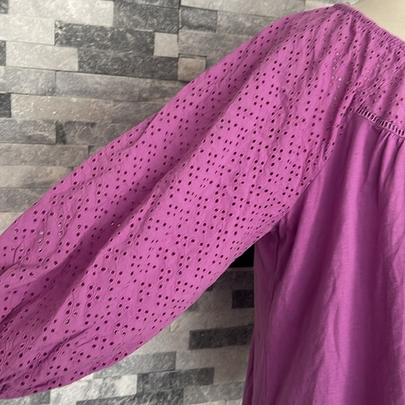 Lane Bryant 22/24 women’s embroidered top V Neck - Picture 3 of 7